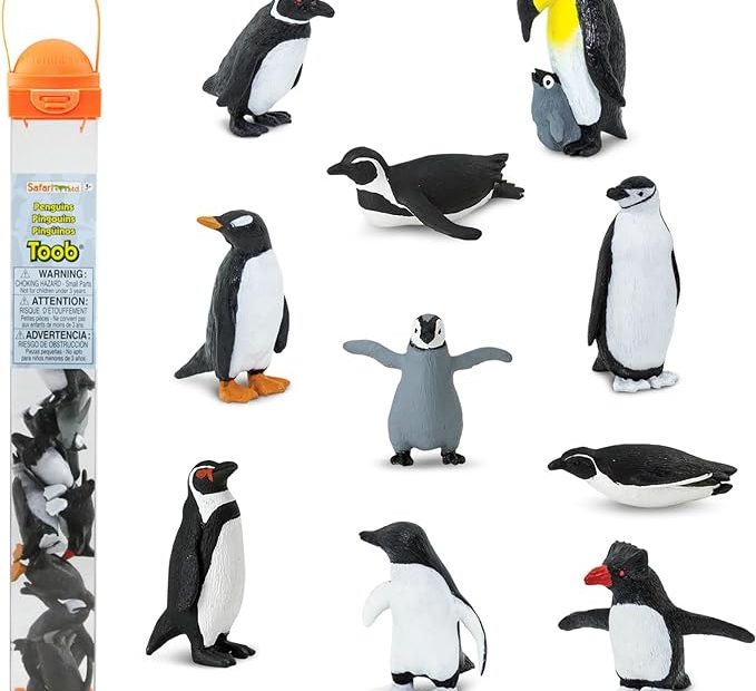 Safari Ltd. Penguins Toob Penguin Figurines Set (ages 3+)