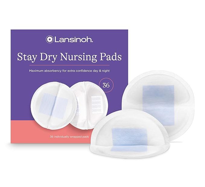 Lansinoh Stay Dry Disposable Nursing Pads (36 Count)