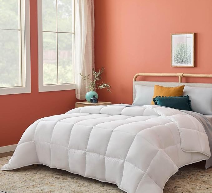 Linenspa White Down Alternative Comforter And Duvet Insert