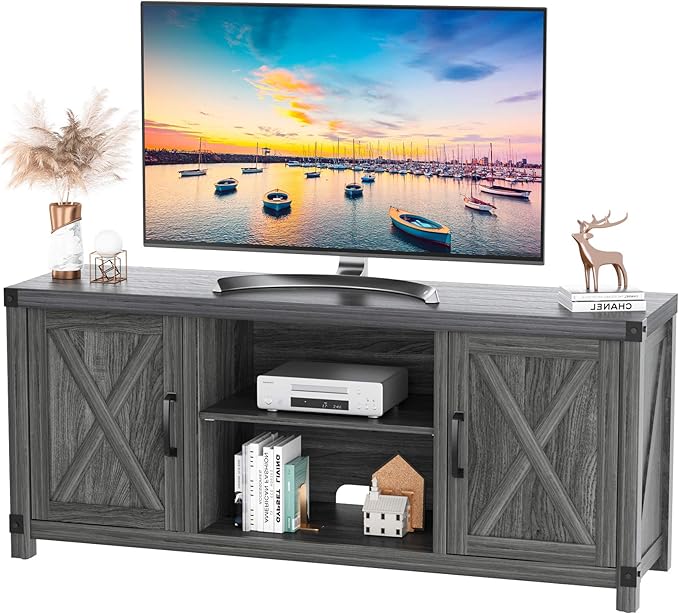 Am Alphamount Tv Stand For Tvs Up To 65 Inch With Shelves